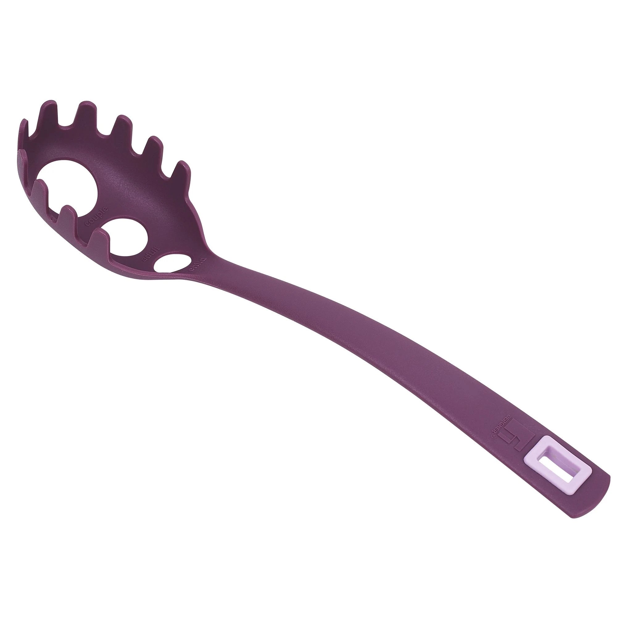Bergner - purple nylon spaghetti server