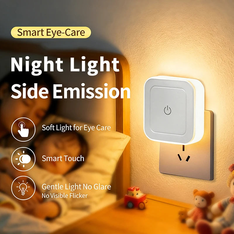 JAIYI Mini Wireless Sensor Night Light Touchable LED Night Light for Living Room and Bedroom