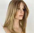 Luxury Kosher Natural Wave European Raw Hair Wigs Hd Lace 613 Full Hair End Highlights Blonde Smooth Human Hair Lace Front Wigs