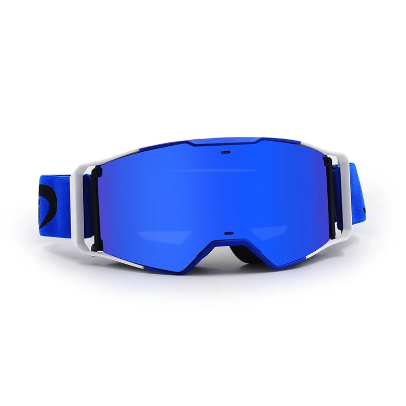 Jiepolly Ready to Ship Stock Design Motorcycle Goggles Clear Dark Day Night Racing Roll Off Glasses Motocross Goggles Fit Helmet