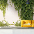 Made in Germany Photo Wallpaper Murals Ivy Wall Green Cream Non Woven Vinyl Wall Mural Plants Large Format Bulk - 280 x 371 m