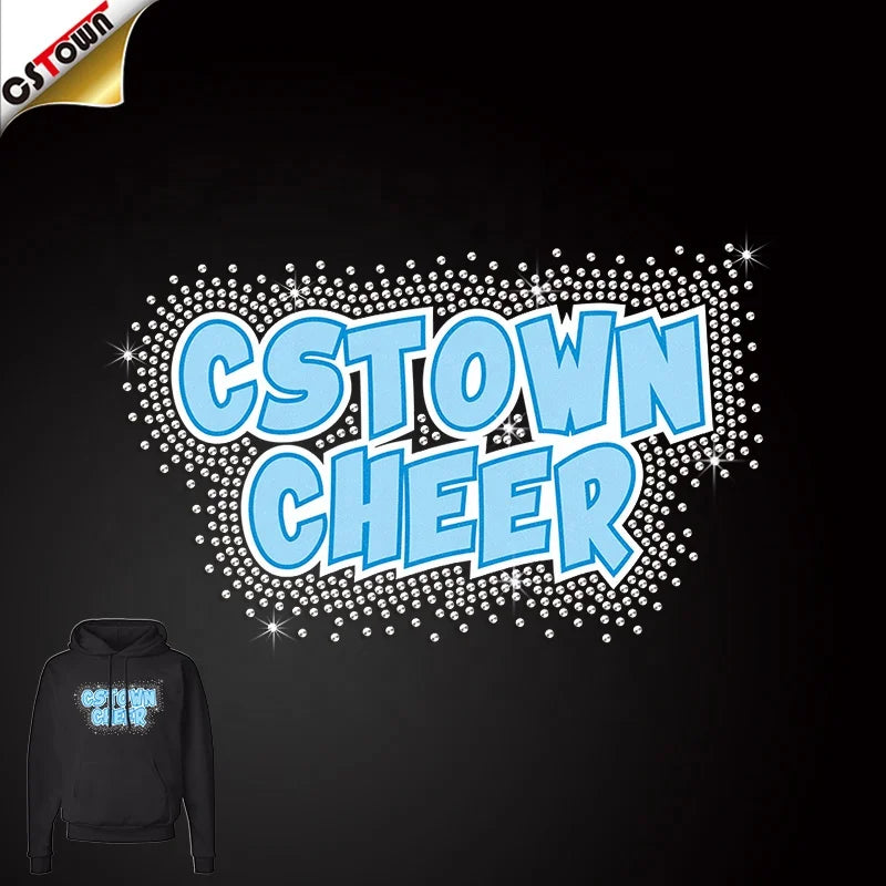 Manufacturer Rhinestone Transfer Cheer Rhinestone Design Transfer
