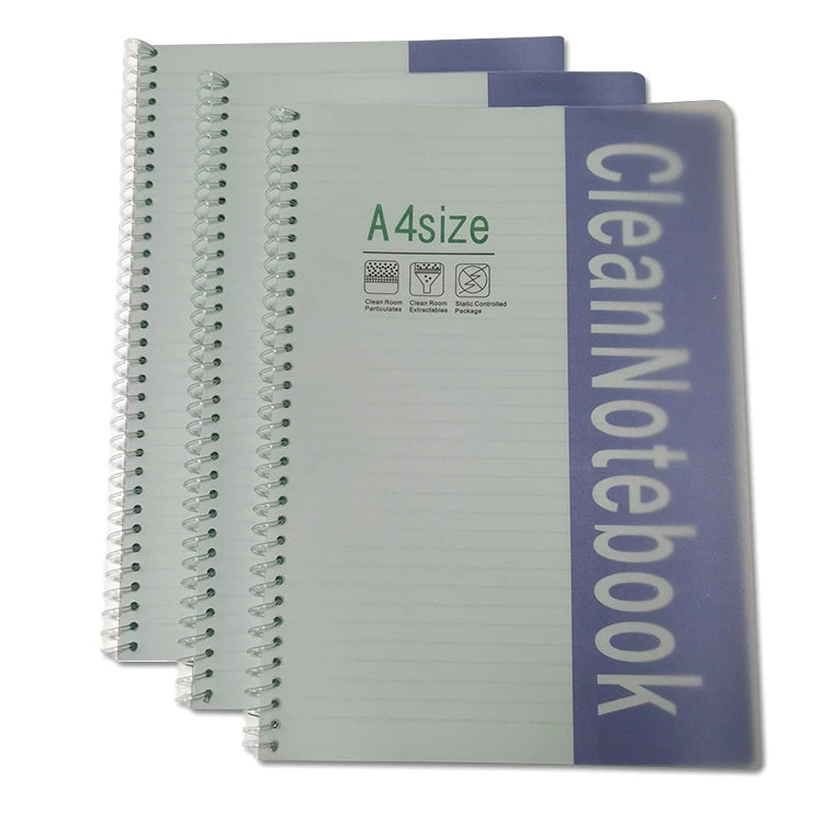 ALLESD Lint Free Clean Room Ecofriendly 50Pages A5 A6 A4 Cleanroom Dust-free Notebook for Industrial Use