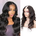 CLJhair U Part Body Wave U Part Human Hair Wigs 150% Density Glueless Natural Looking Hairline