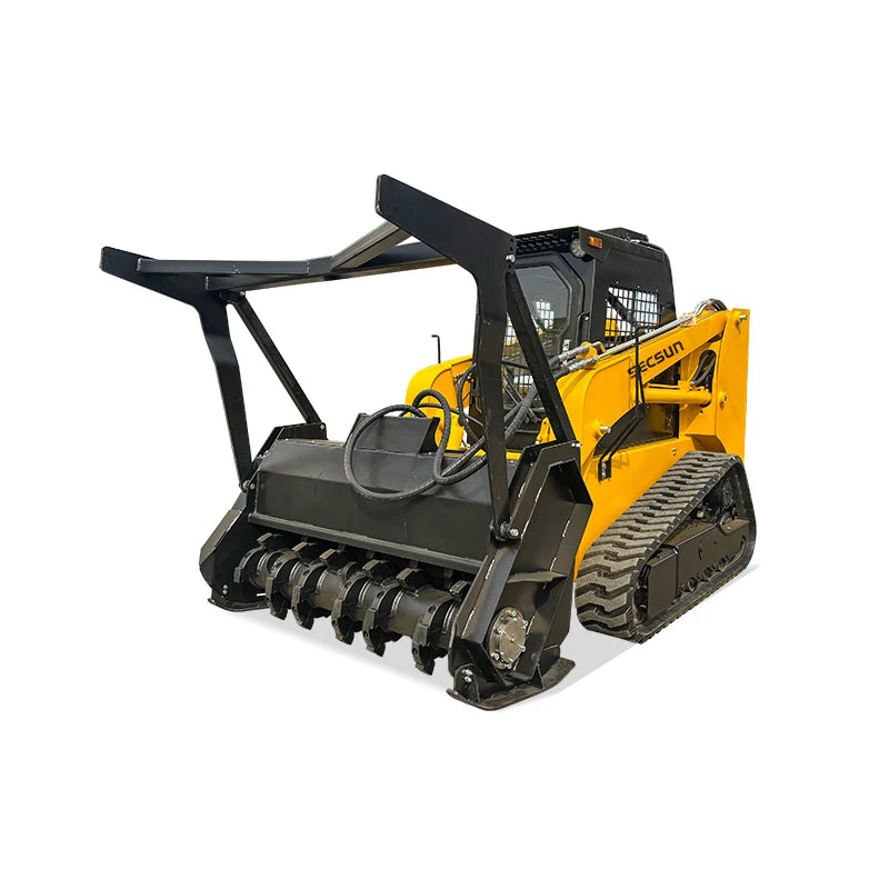 High Quality Skid-steer Loader 1000kg Mini Skid Steer Track Loader with LED Light
