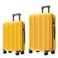 Waterproof PC Hard Shell Circular Vertical Line Series Trolley Case Luxury 3 Piece Suitcase Sets for Travelling