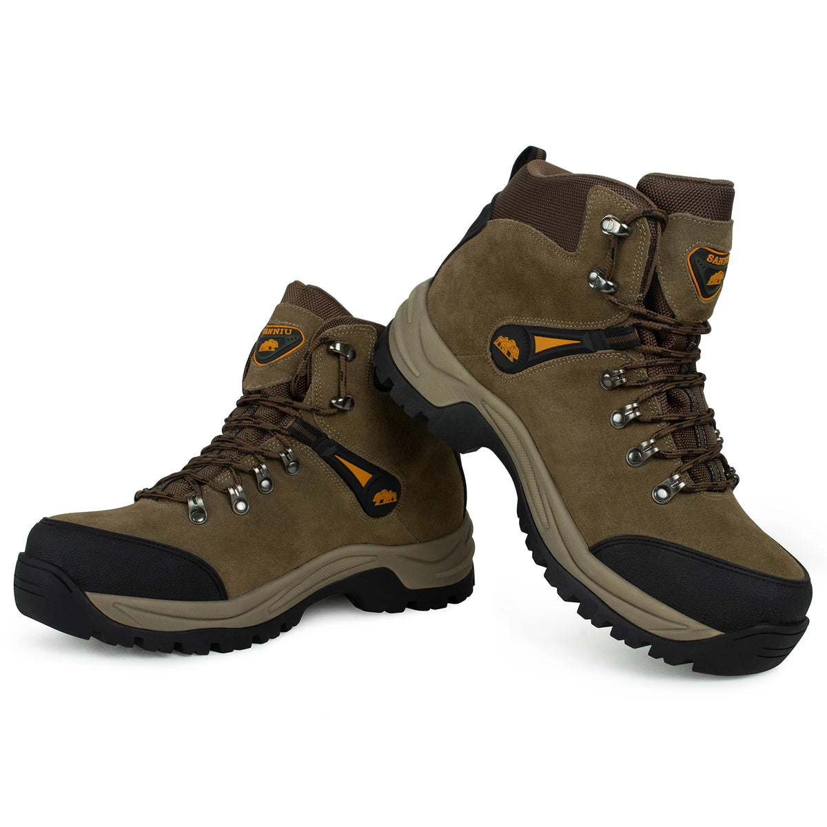 Warm Fleece-Lined With Insulated Comfort Cold Weather Adventures Mid Hiking Boots with Wool MegaBDM