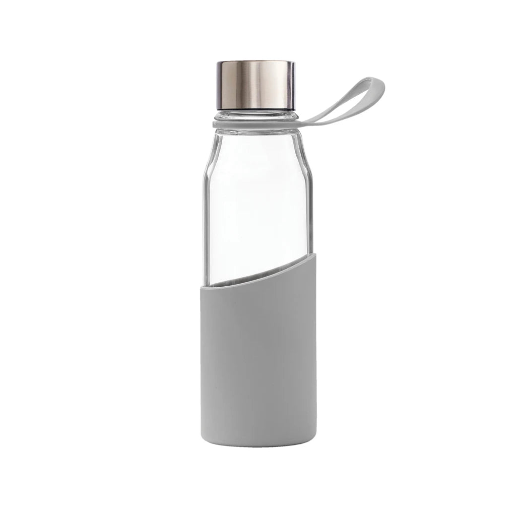 Vinga 550ml Glass Drinkware Advertising Bottle with Silicone Cover