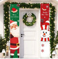 Microstar Christmas Decorations Hanging Flag Outdoor Banner Nutcracker Door Sign Wall Porch Banners Navadad 2024