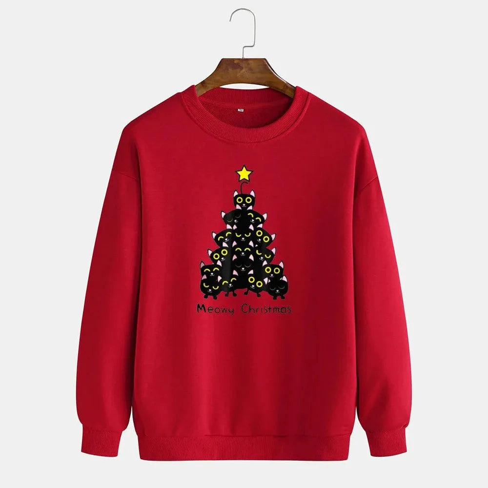 Drop Shoulder Crew Neck Sweatshirts Polyester/Cotton French Terry Oversized Streetwear Custom Logo Plain Women Winter Waterproof
