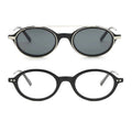 Clip-On Metal Sunglasses & Eyeglasses 2-in-1 Sleek Frame Dual-use for Sun/daily Styling