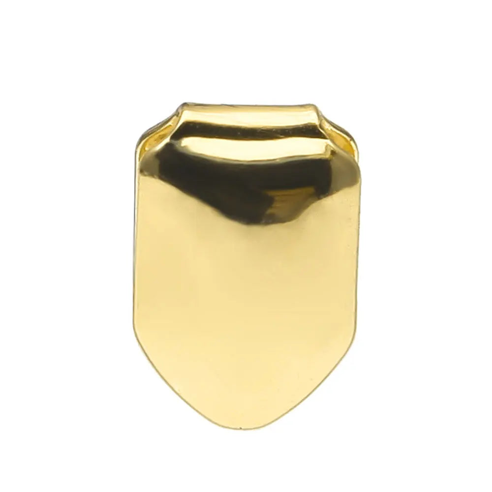 Wholesale Christian Fashion Body Jewelry Gold Plated Brass Single Hip Hop Grill Teeth Grillz for Party & Gift