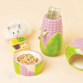 Original Design Large Ceramic Hamster Food Bowl Shaped Like Corn