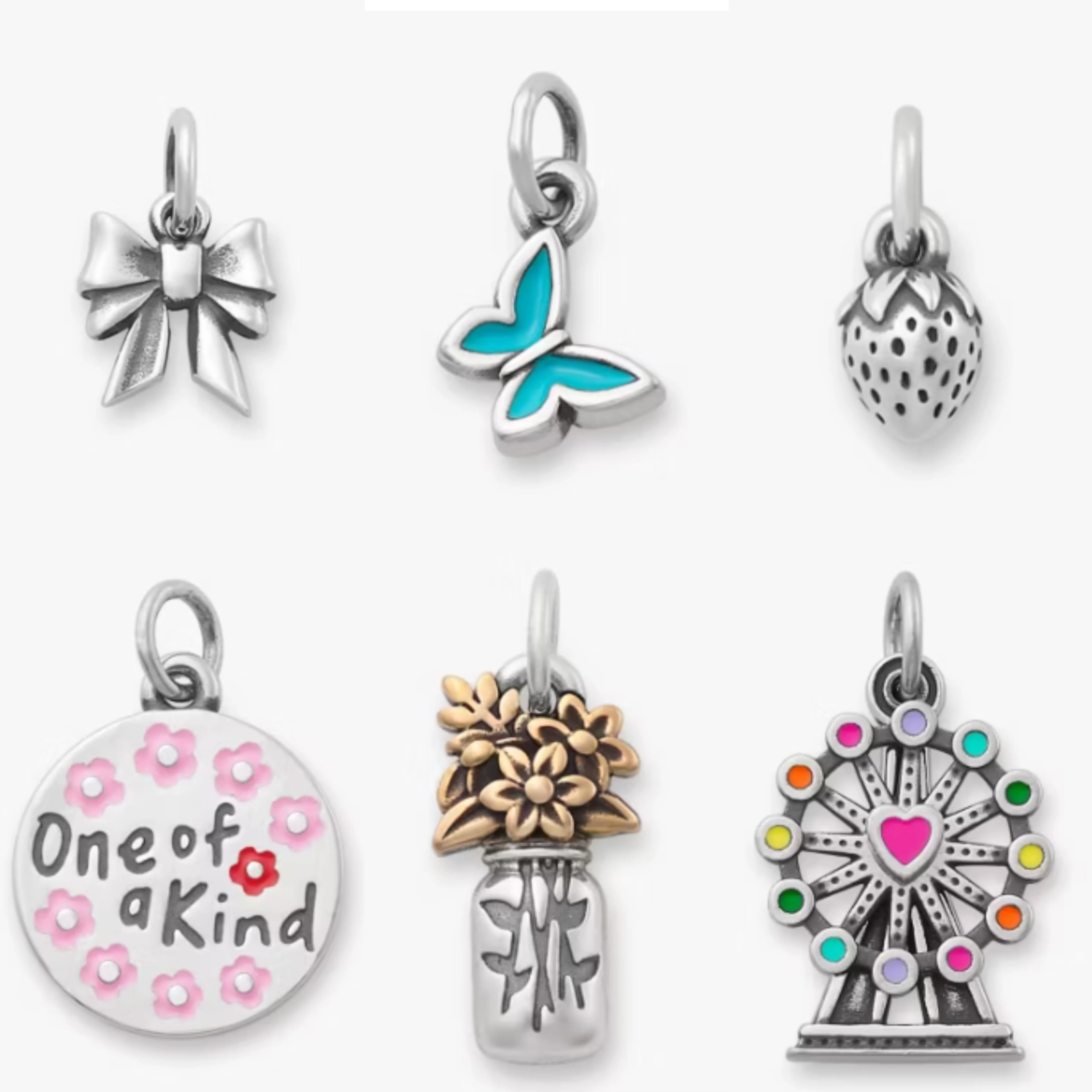 New Arrival 925 Sterling Silver Fashion Pendants Charms Cute Luxury Style Designer Enamel for Bracelet Accessories