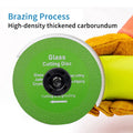 DDUF Green Diamond Glass Cutting Blade for High Accuracy Circular Sawing and Smooth Finishing on Laminated Glass