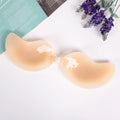 Stylish Ladies Silicone Bra Waterproof Reusable 0.2cm Thin Seamless Invisible Sticky Silicone Bra