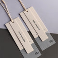 Wholesale Custom Hang Tag Jewelry Clothing Luxury  Paper Ceramic Gift Hat Label Clothing Own Logo