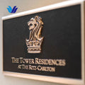 Modern Europe Memorial Plaque Grave Ready to Ship Custom Cast Bronze Sign Board for Cemeteries