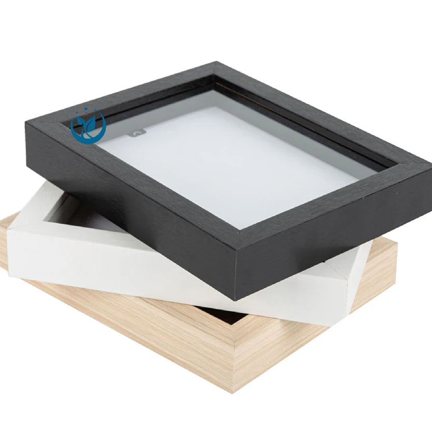 Wholesale Square Photo Shadow Box Frames 3D Flower-Themed Sizes 5/6/8/10/12/16 Inches for Home Decor