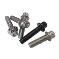 Bolts Manufacturer M8 - 1.25 40mm Black Oxide Carbon Steel Class 12.9 Alloy Steel 12 Point Metric Flange Bolt