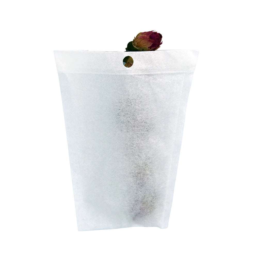 Classic Disposable Trapezoid Shape Natural Filter Paper Tea Bag 100pcs/Bag Packaged in Paper Bags for Household Use