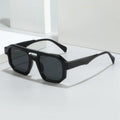 Logo Custom 2025 Retro Men Women Punk Sun Glasses UV400 Gradient Shades Double Bridges Square Sunglasses Men Women