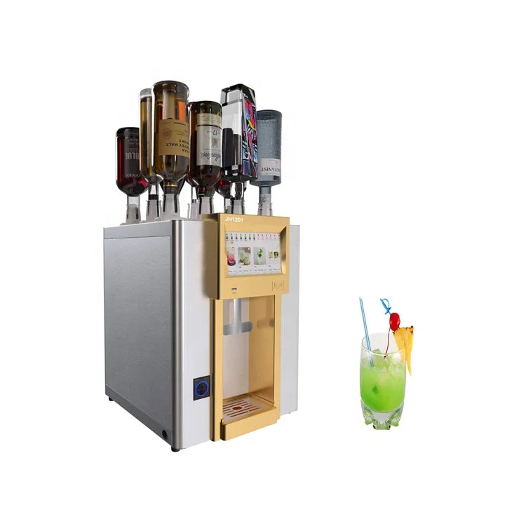 Smart Cocktail Machine Automatic Drinks Fancy Bar Tools KTV Bar Coffee Shop Supplies Stainless Steel Cocktail Maker Touch Screen