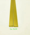 Elegant Durable Copper LA Trim Perfect Line Accents for Apartment Terrazzo Flooring Tile Accessories Made of Metal Material