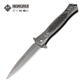 Hongrui 2026 New Design Gentleman's Outdoor Folding Knife Titanium-coated Surface with 3cr13 Blade and Stainless Steel Handle