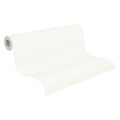 Made in Germany - Wallpaper rolls Solid Plain Colour White - Non Woven Vinyl - Wallpaper Home Decoration - 1005 x 053 m