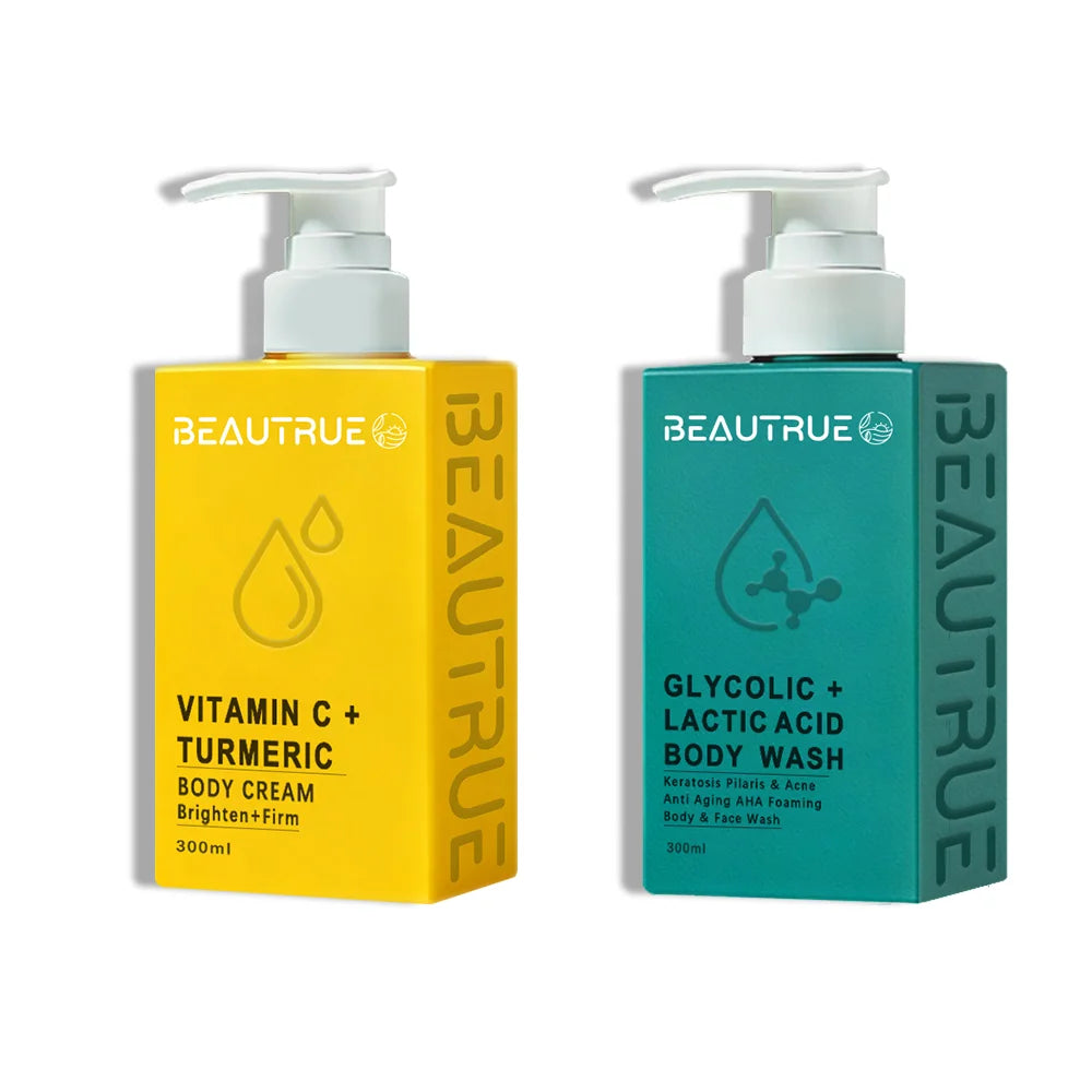 ODM Custom AHA Foaming Body Cleanser Glycolic Exfoliating Gel KP Bump Eraser Keratosis Pilaris Acne Aging Renewal