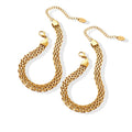 French Style INS Watch Chain Simple Bracelet Stainless Steel 18K Gold Hand Jewelry