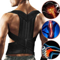 Melenlt Custom Logo Adjustable Back Brace Upper & Lower Back Pain Relief Shoulder Straightener Posture Corrector