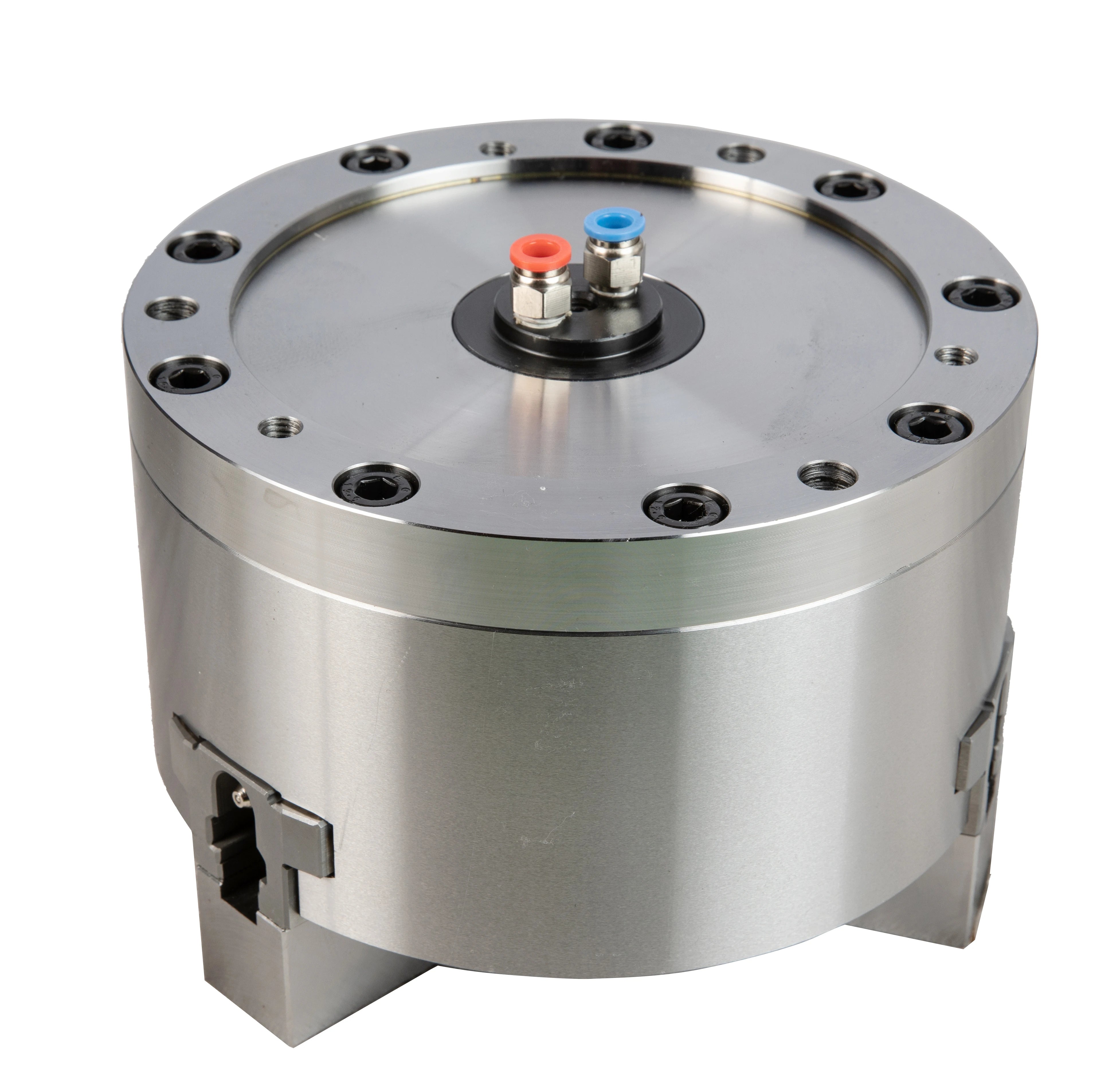 Weizhuo ODM 250mm Pneumatic Hydraulic 3 Jaw CNC Lathe Chuck Forged Steel Material Collet Drill Clamp 0.02mm Accuracy 2500-4500 1
