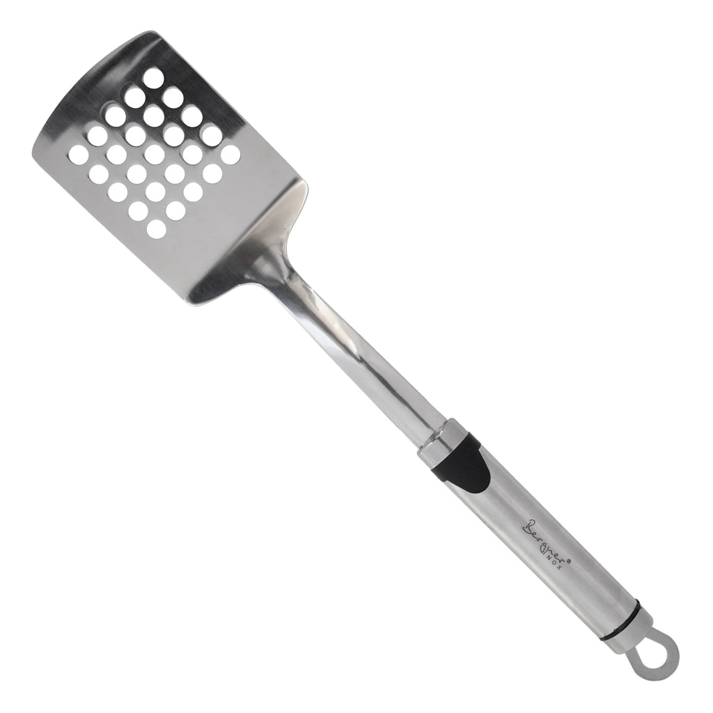 SLOTTED SCRAPER 36X7.2CM STAINLESS STEEL