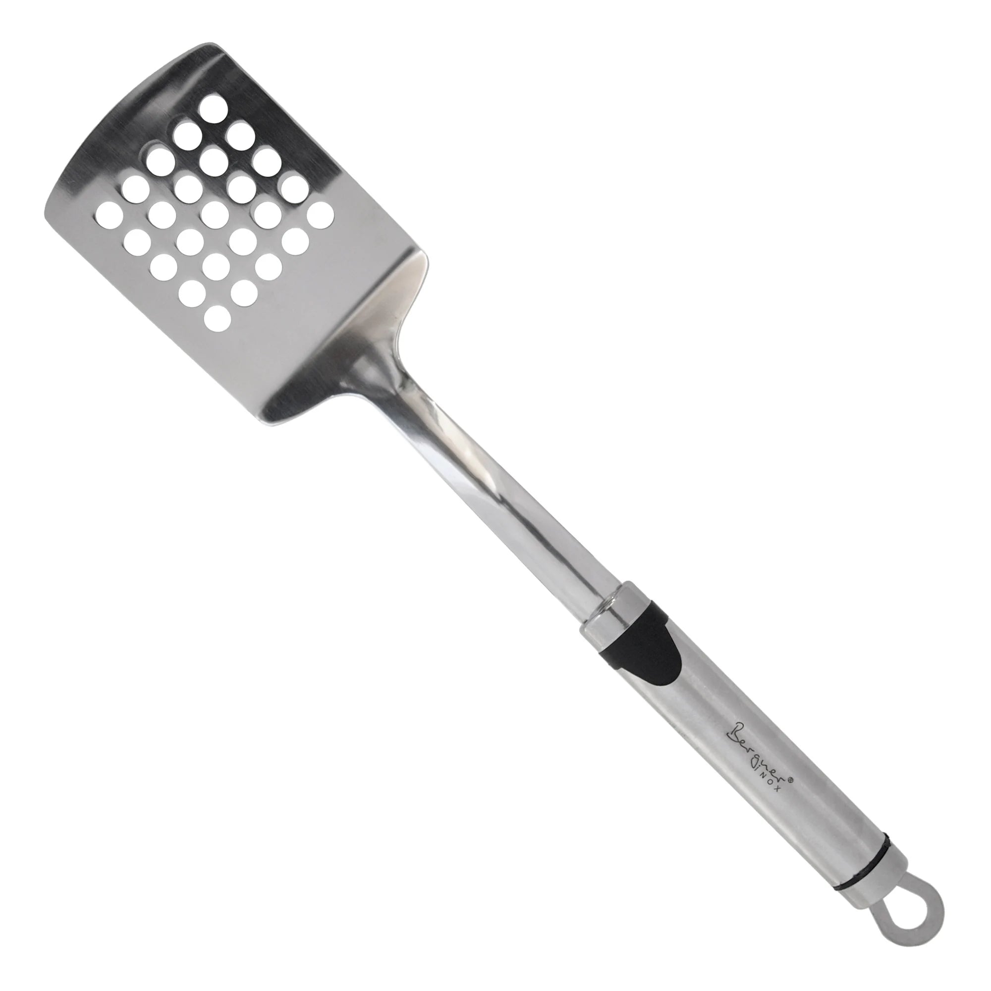 SLOTTED SCRAPER 36X7.2CM STAINLESS STEEL