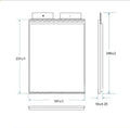 Same Side Tab Pouch Cells 3.64v 53Ah Lithium Power 3.71v Voltage BEV Battery Cell