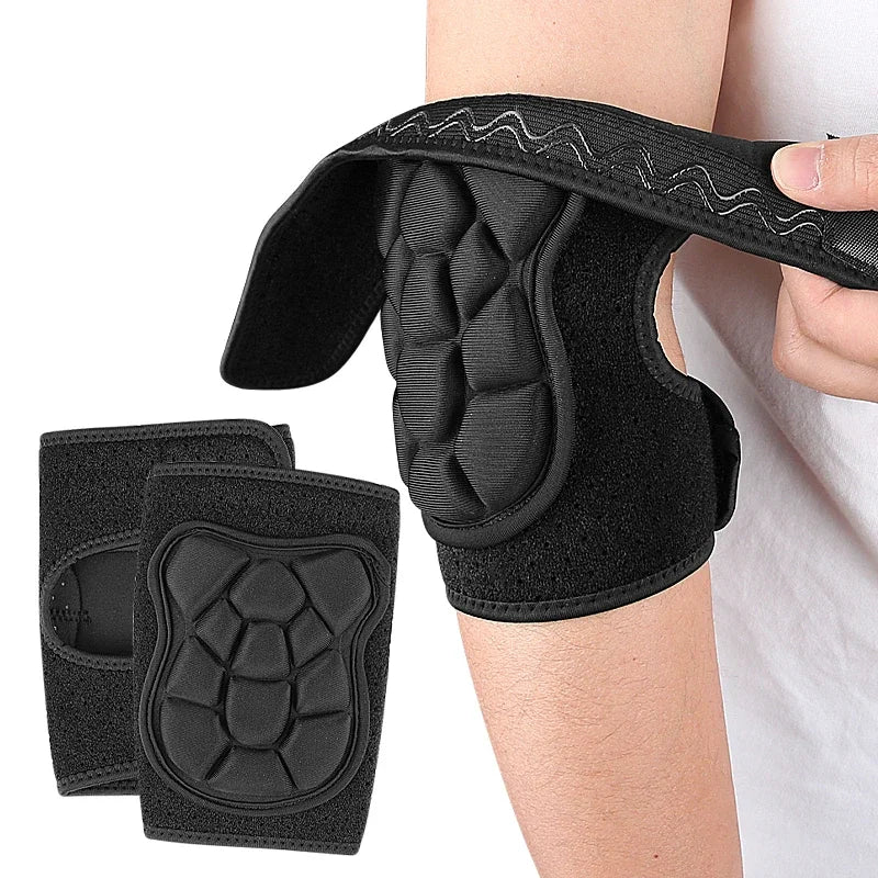 Elbow Support Brace with Padding Compression Arm Sleeve for Sports Injury Recovery Youth & Adult Protection