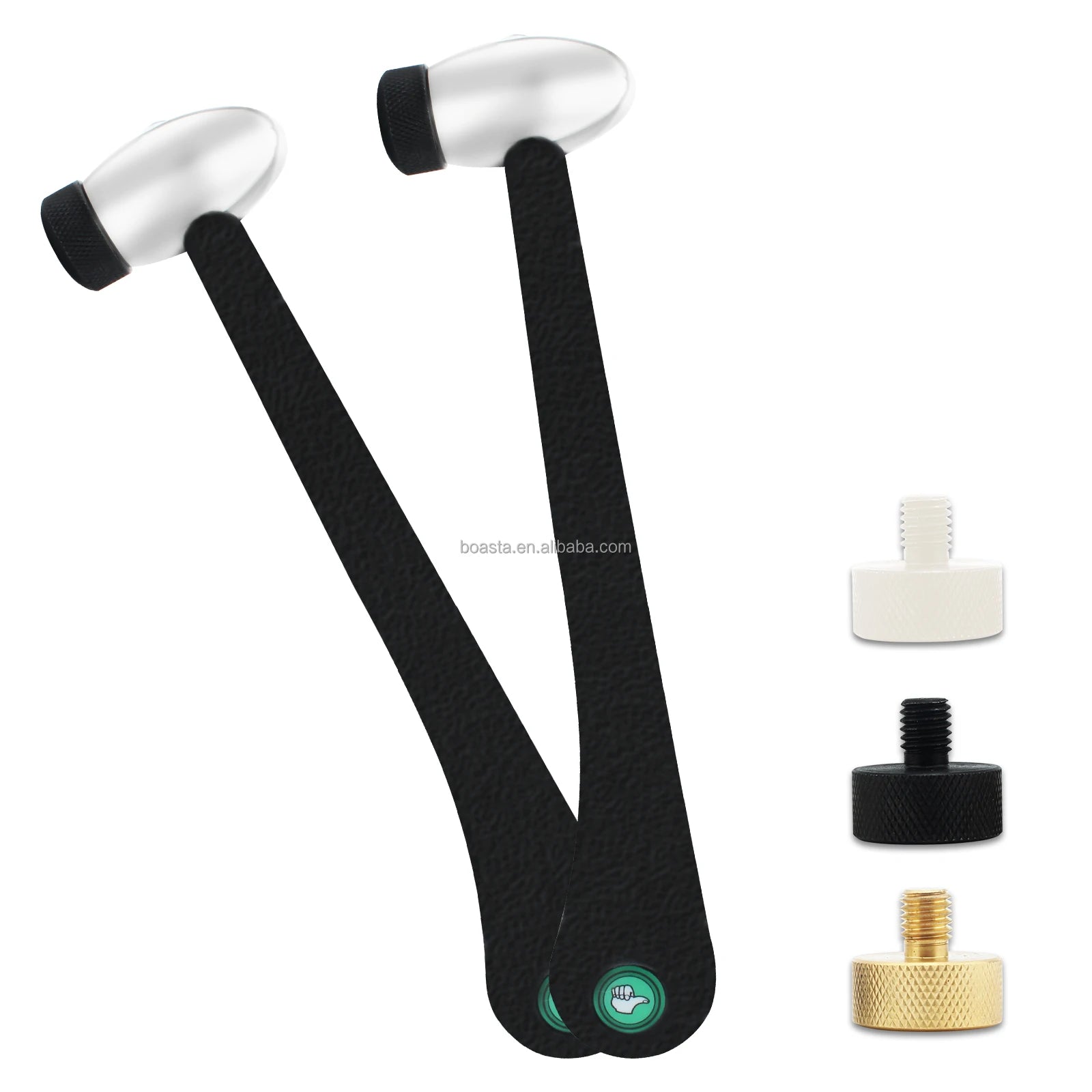 UFO 4-Piece Interchangeable Hammer Set for Jewelry Forming Metalworking Craft Shaping Tools with Steel Copper Plastic Heads