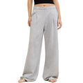 Custom Hesayep Women's Wide Leg Flat Front Sweatpants Breathable Eco-Friendly Elastic High Waisted Loose Fit Pockets Solid