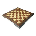 Helena Wood Art Handmade Traditional Wooden Chess Board Red 48x48x3 Cm-18.8 Inches Durable