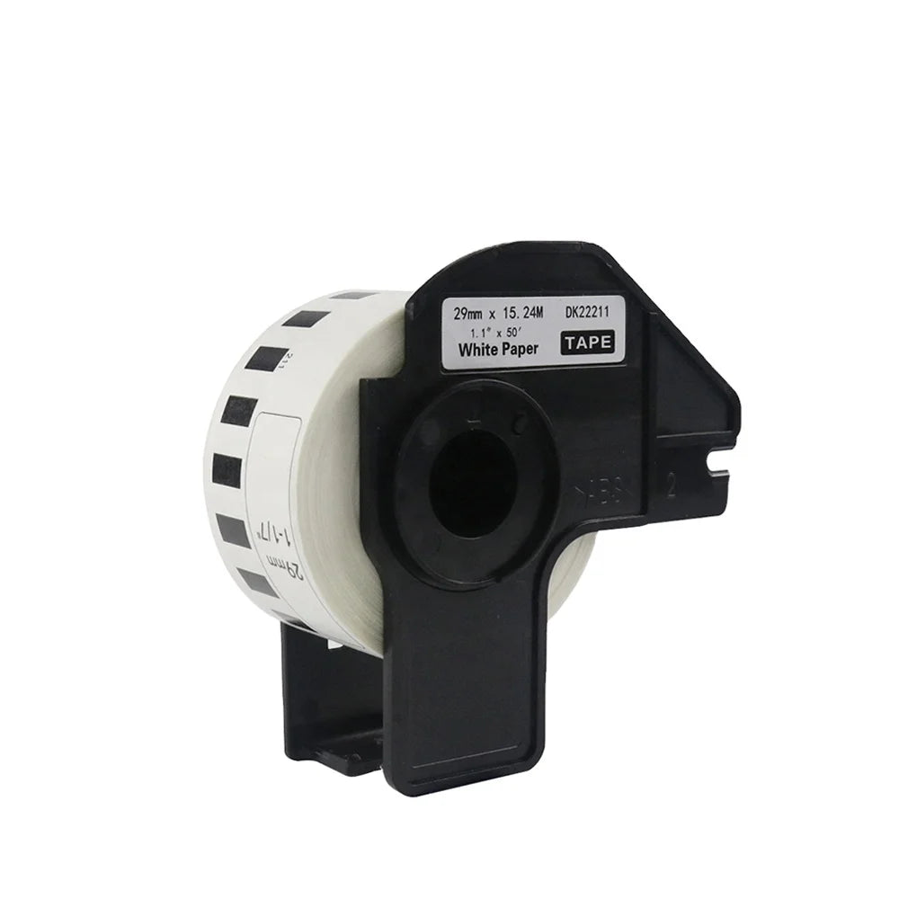 Tatrix DK22211 DK-22211 DK Compatible Shipping Label Black on White Thermal Paper Roll  DK22211 for Brother QL Printer