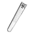 Toenail Clipper With File Nail Care Tool With a Curved Blade for Accurate Trimming and Grooming