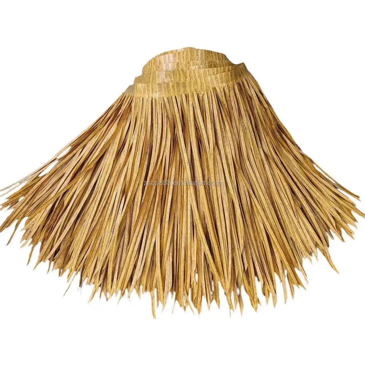 Discount Synthetic Thatch Roll Artificial Tropical Roof Cover for Tiki Bar and Gazebo