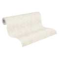 Made in Germany - Wallpaper rolls Plain Cream - Non Woven Vinyl - Modern Wallpaper Plaster Look for Walls - 1005 x 053 m