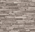 Made in Germany - Wallpaper rolls Stone Grey Cream Black - Non Woven Vinyl - Wallpaper Stone Look for Walls - 1005 x 053 m