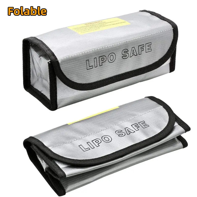 YHX UL94 V0 Certified Flame Retardant Lithium Battery Explosion-proof Bag Car Model Aircraft Battery Safety Storage Bag