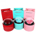 Eternal Rose Gift Box Acrylic Round Necklace Ring Earrings Rose Gift Box Valentine's Day Gift 2025