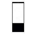 24-inch LCD Screen Protection High Flatness Tempered Glass Cover with Custom Silk-Screen Printing