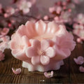OEM Flower Shaped Scented Candle Silicone Molds for Home Decorations cake Baking Candle Making